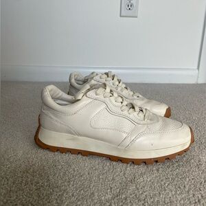 Cream Zara sneakers size 8/ 39